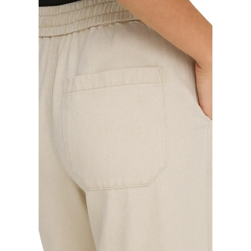 Only Damenhosen Beige aus Baumwolle mit Lyocell-Spitze 15367380