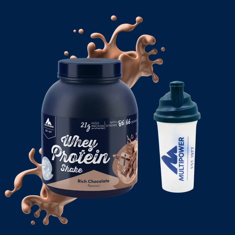 66 Portionen (á 30g) Schoko Proteinpulver inkl. Shaker