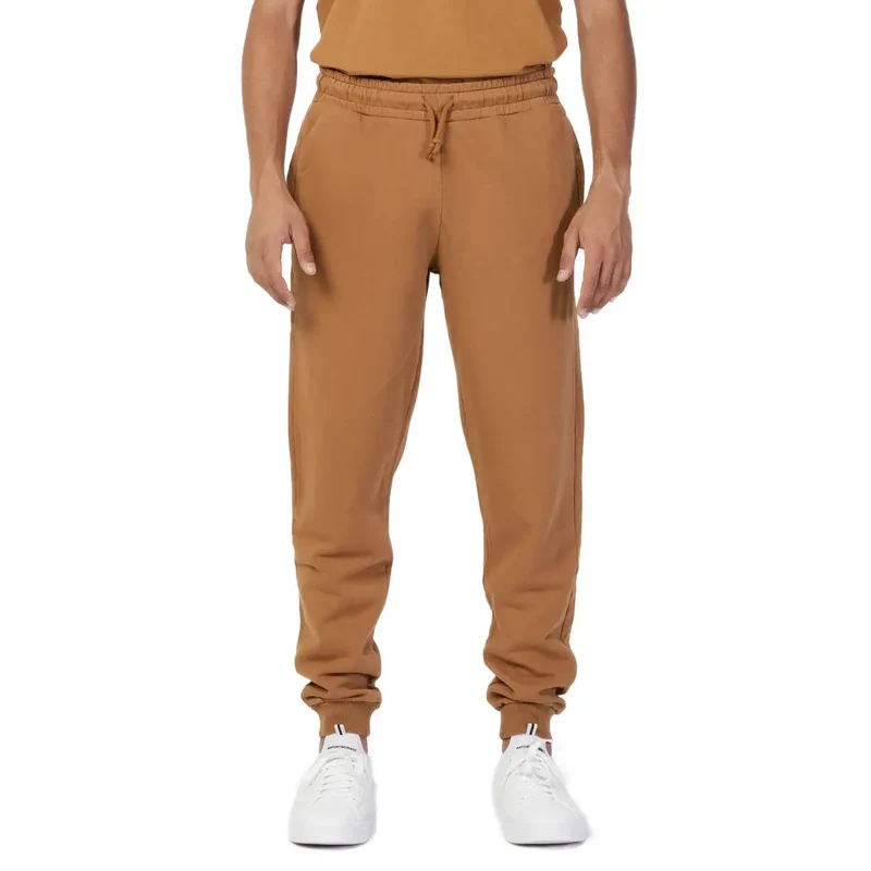 Fila Herren Herbst Winter Braun Baumwolle Hose mit Schnürung