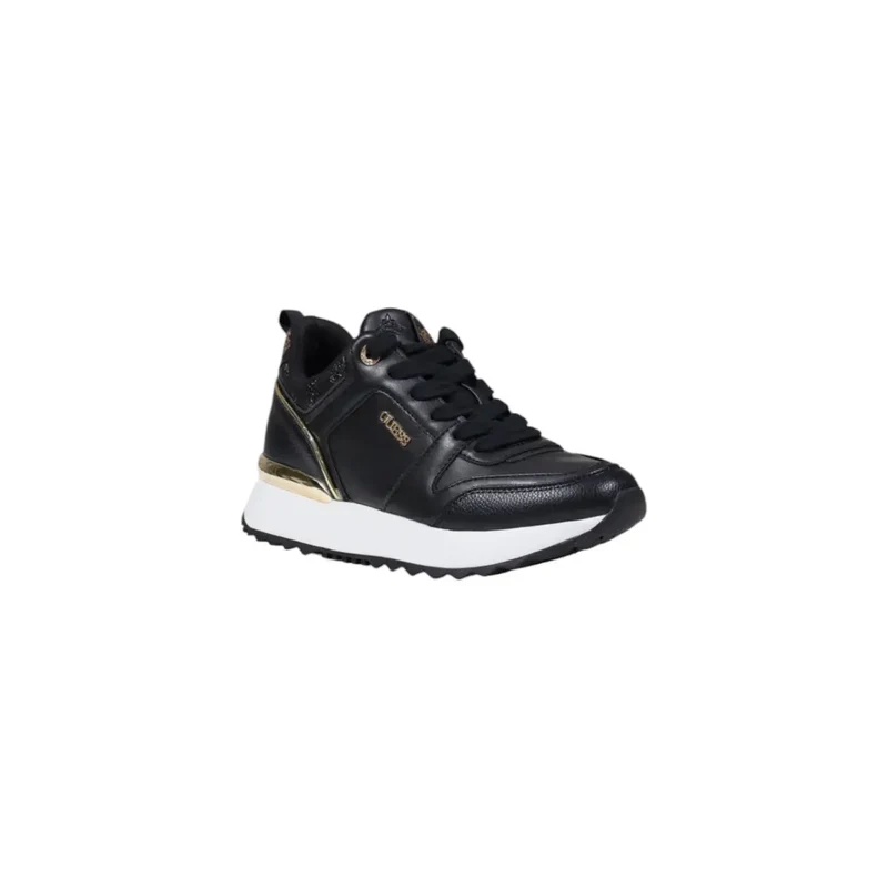 Guess Frauen Schwarz Sportlich Slip On Sneakers Herbst Winter