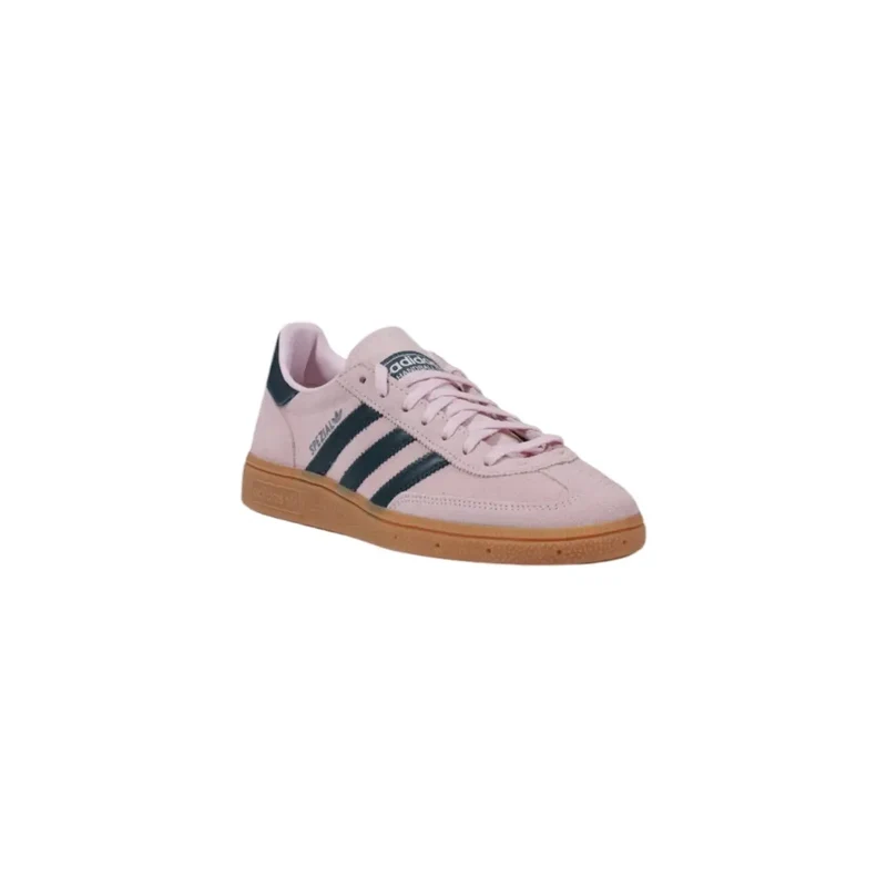 Adidas Frauen Rosa Leder Slip On Sportliche Turnschuhe