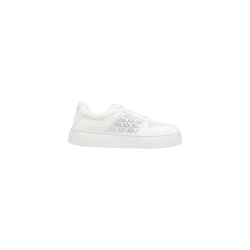 Armani Exchange Weiße Frauen Sneakers Textil