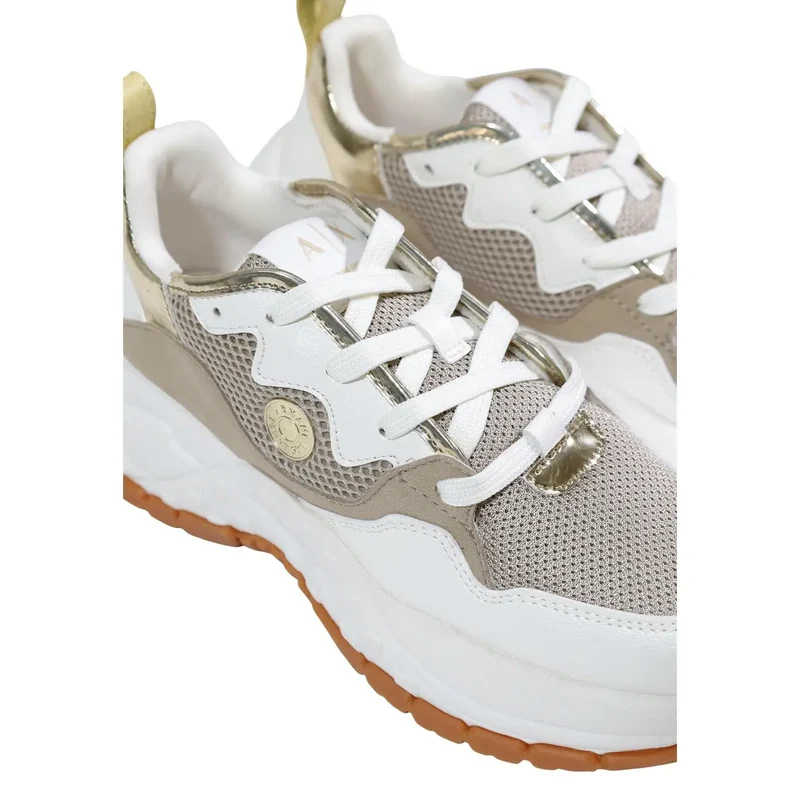 Armani Exchange Frauen Sneakers Weißes Polyurethan