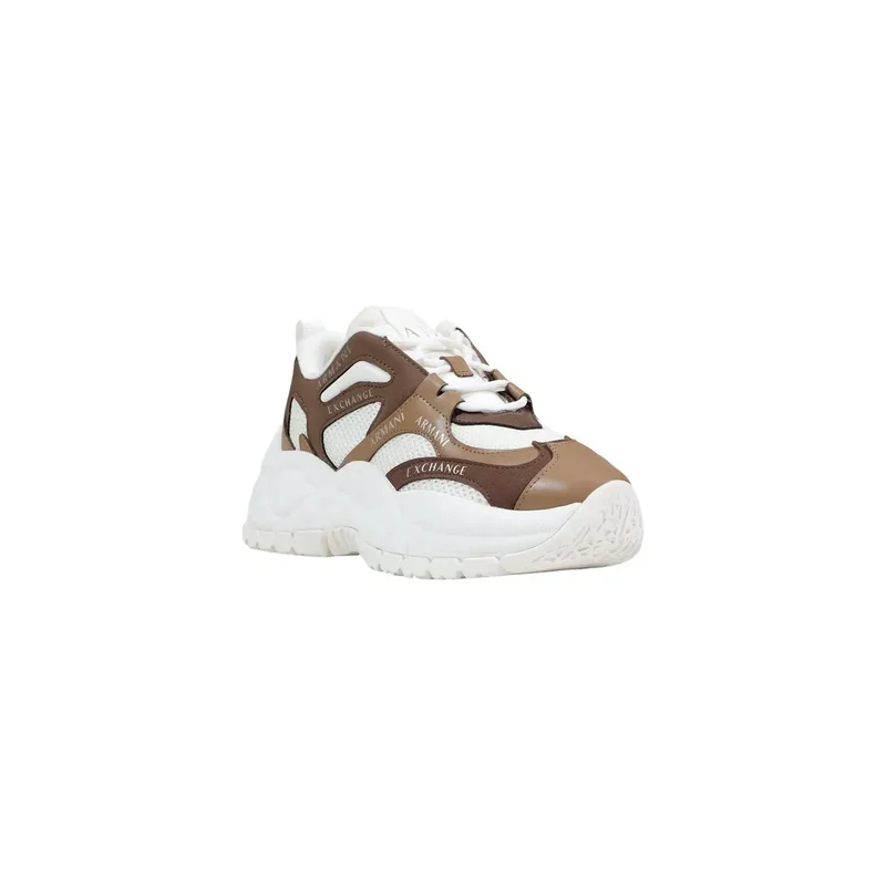 Armani Exchange Damen-Sneaker aus braunem Polyestergemisch