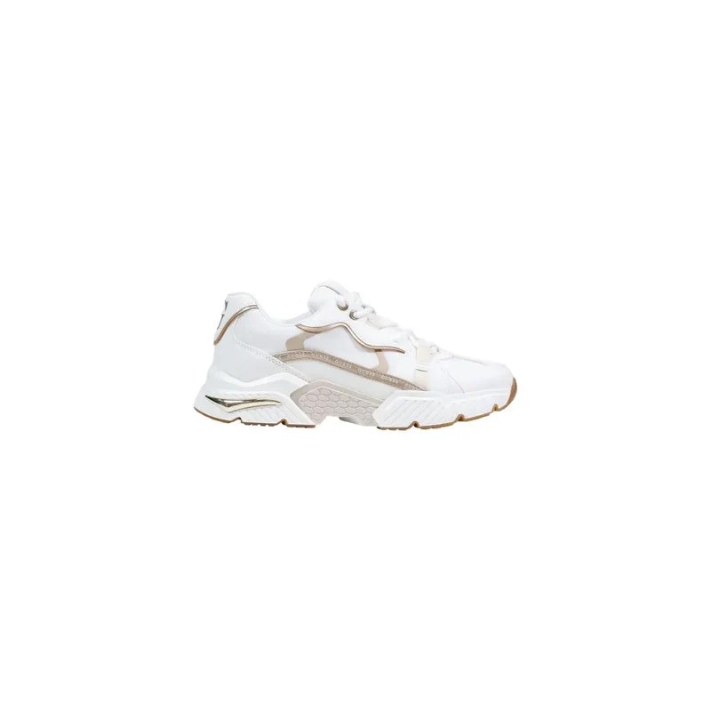 Guess Weiße Frauen Sneakers Schnürung aus Polyurethanmischung