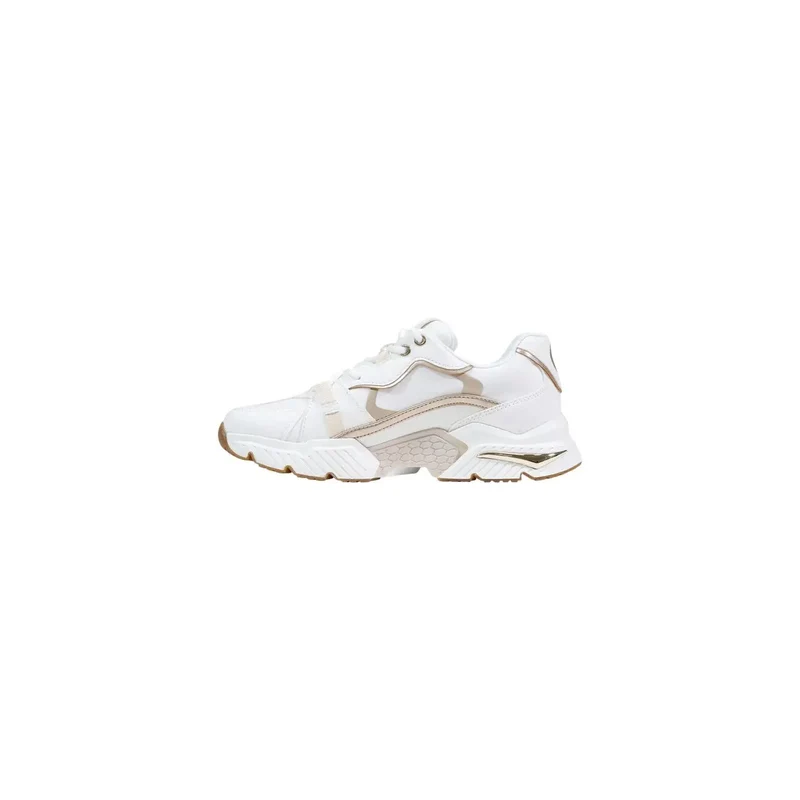 Guess Weiße Frauen Sneakers Schnürung aus Polyurethanmischung