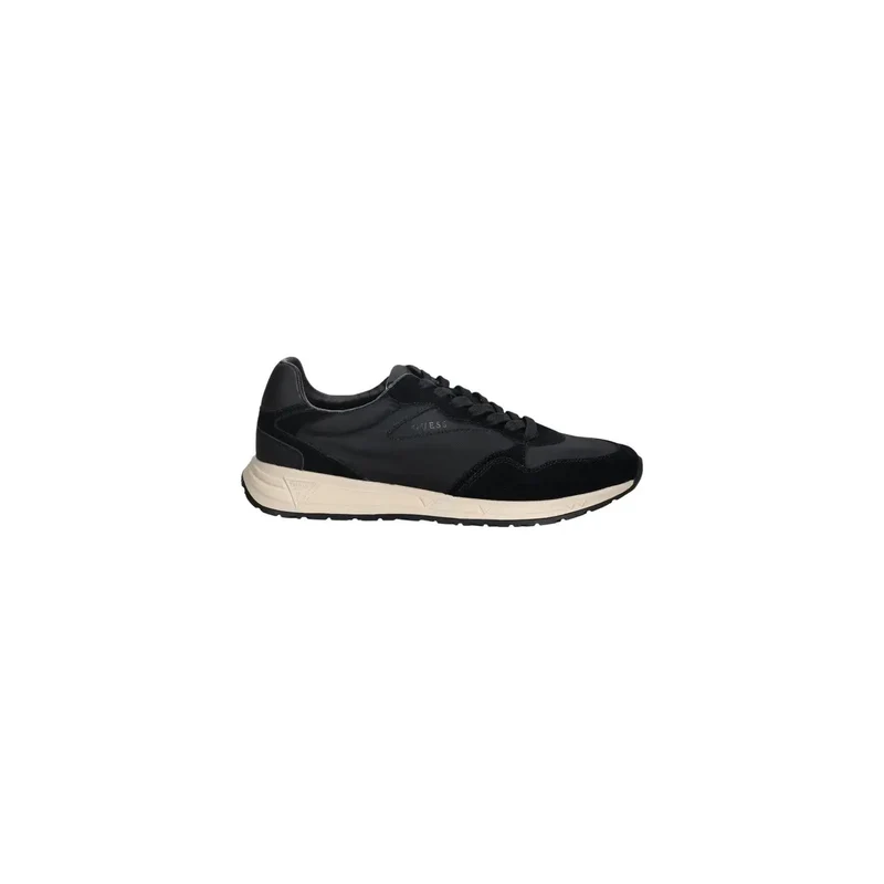 Vermutlich Herren Schwarze Sportlich wirkende Slip-On-Sneaker FMFARI FAL12