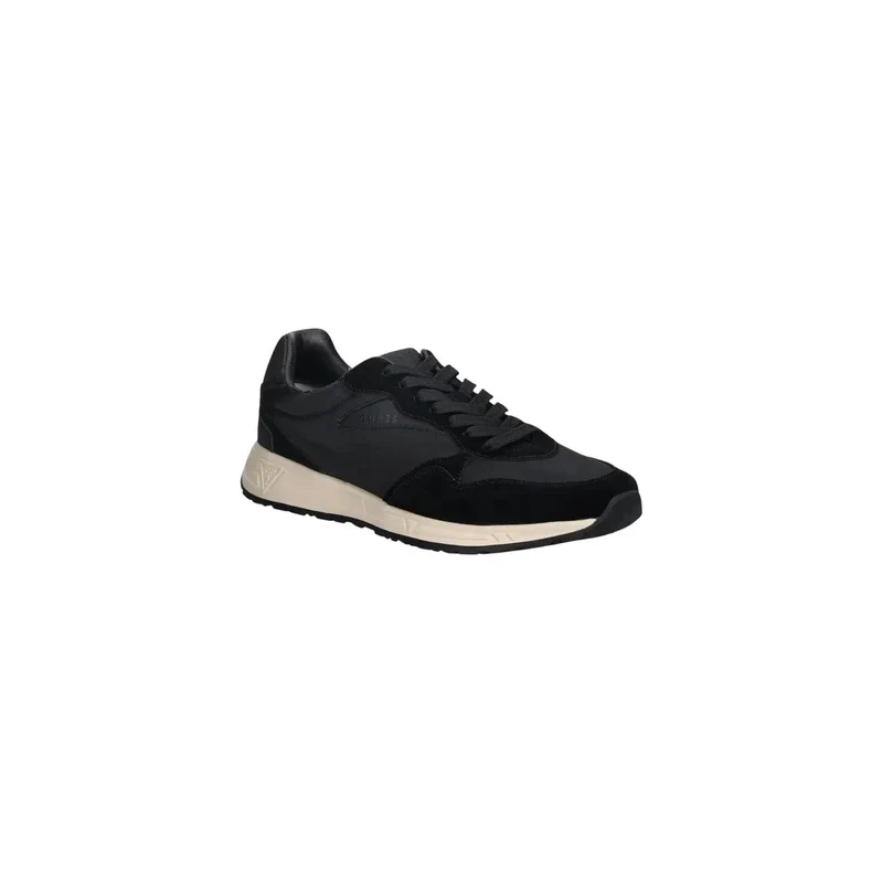 Vermutlich Herren Schwarze Sportlich wirkende Slip-On-Sneaker FMFARI FAL12