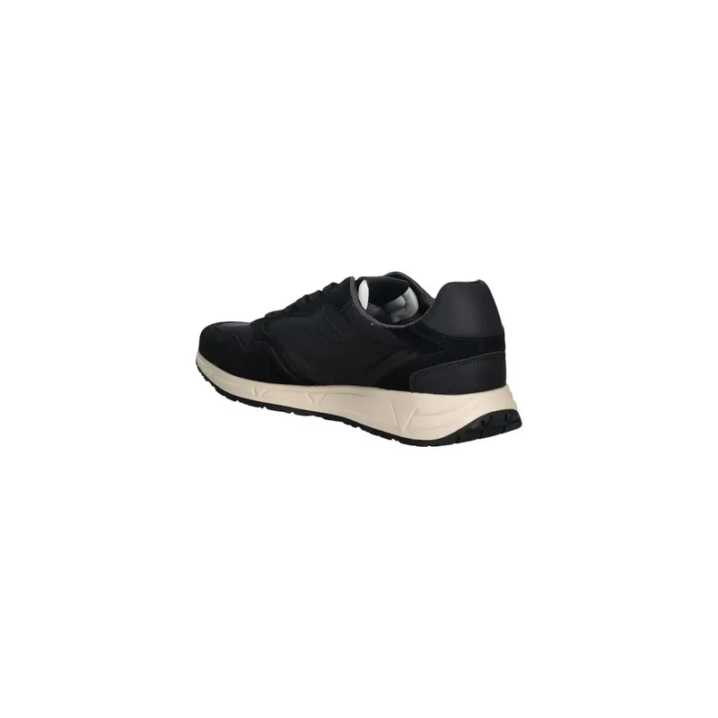 Vermutlich Herren Schwarze Sportlich wirkende Slip-On-Sneaker FMFARI FAL12