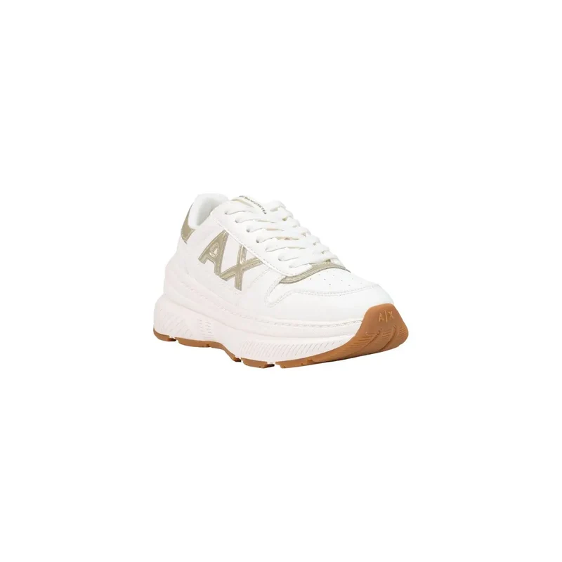 Armani Exchange Damen Weißer Slip-On Polyurethan Sneakers