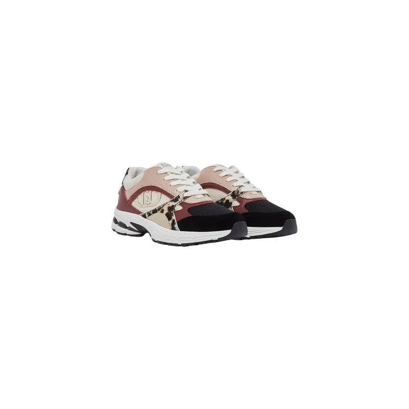 Liu Jo Damen Beige Leder Slipper Sneakers