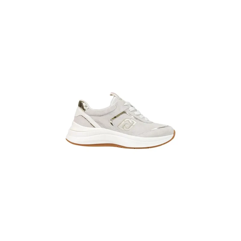 Liu Jo Damen Leder Sneakers Weißer Slip