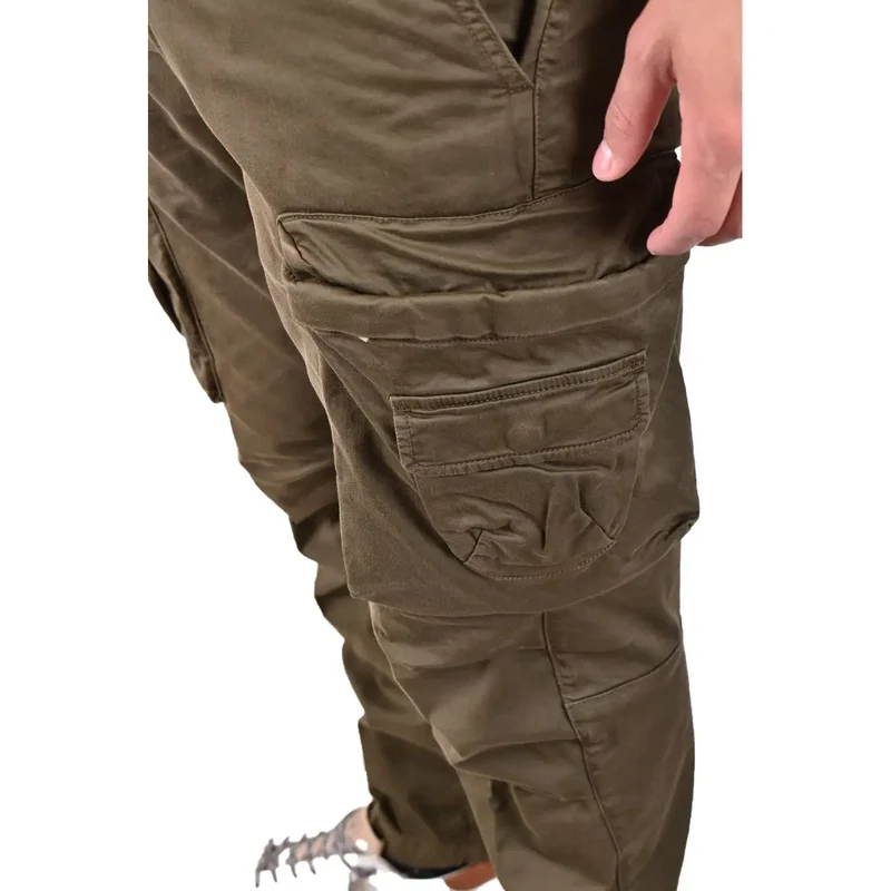 Diesel Herren grüne Baumwollhose