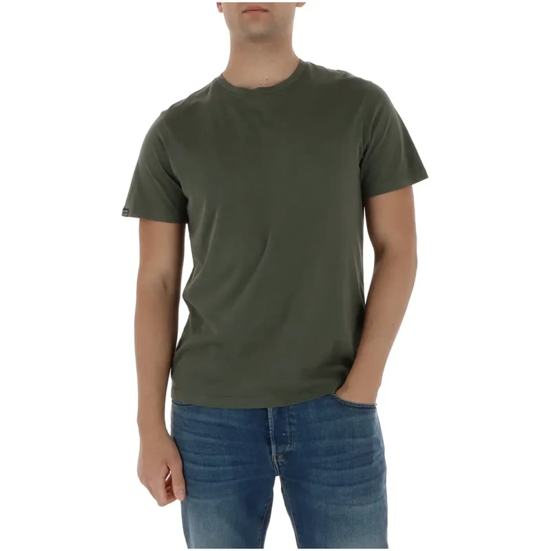 Superdry Herren T-Shirt Grün Kurzarm Baumwolle M1012226A