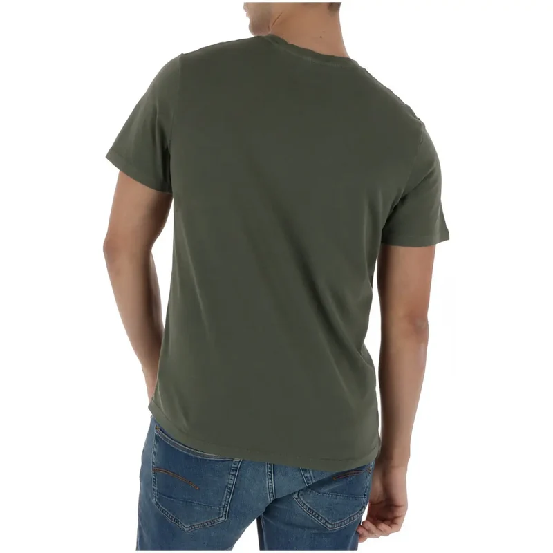 Superdry Herren T-Shirt Grün Kurzarm Baumwolle M1012226A