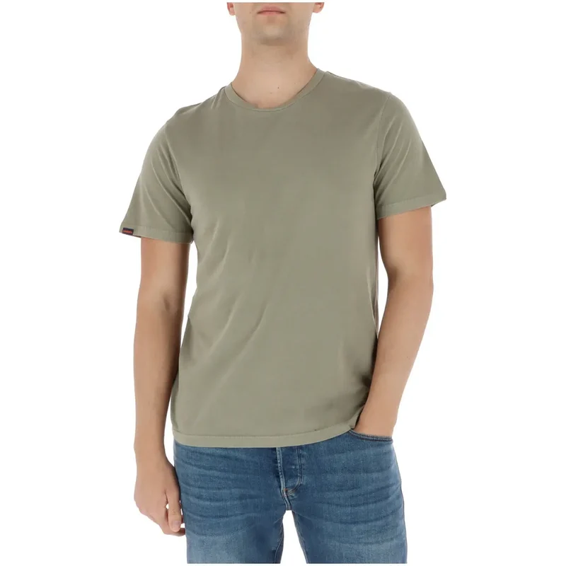 Superdry Herren T-Shirt Grün Kurzarm Baumwolle M1012226A
