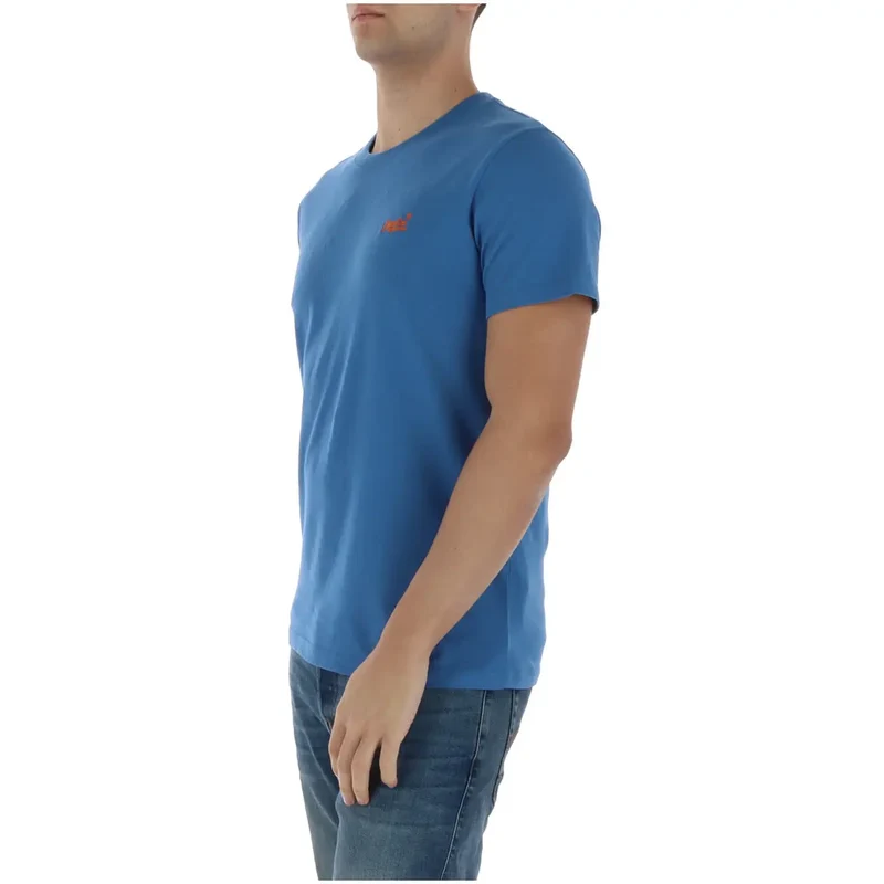 Superdry Herren T-Shirt Hellblau Kurze Ärmel Baumwolle M1011245A