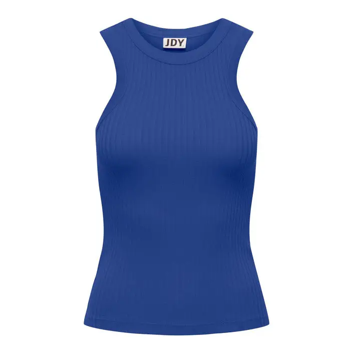 Blaues geripptes Tank-Top