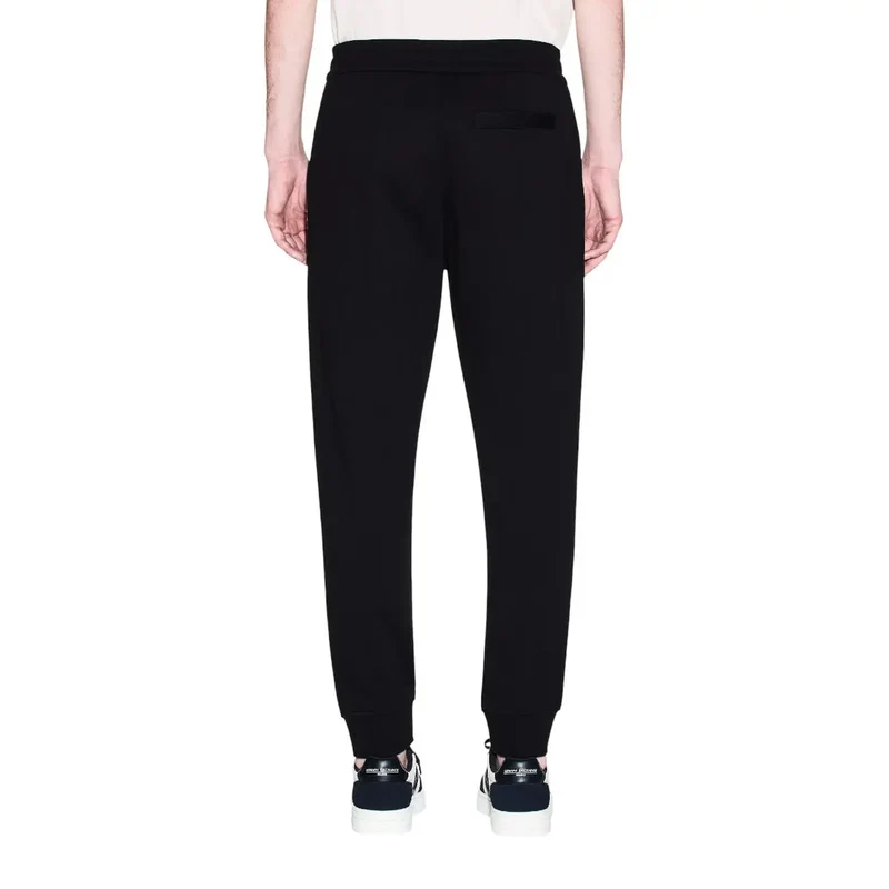 Armani Exchange Herren Trousers Schwarze Schnürsenkel Baumwolle XM001299