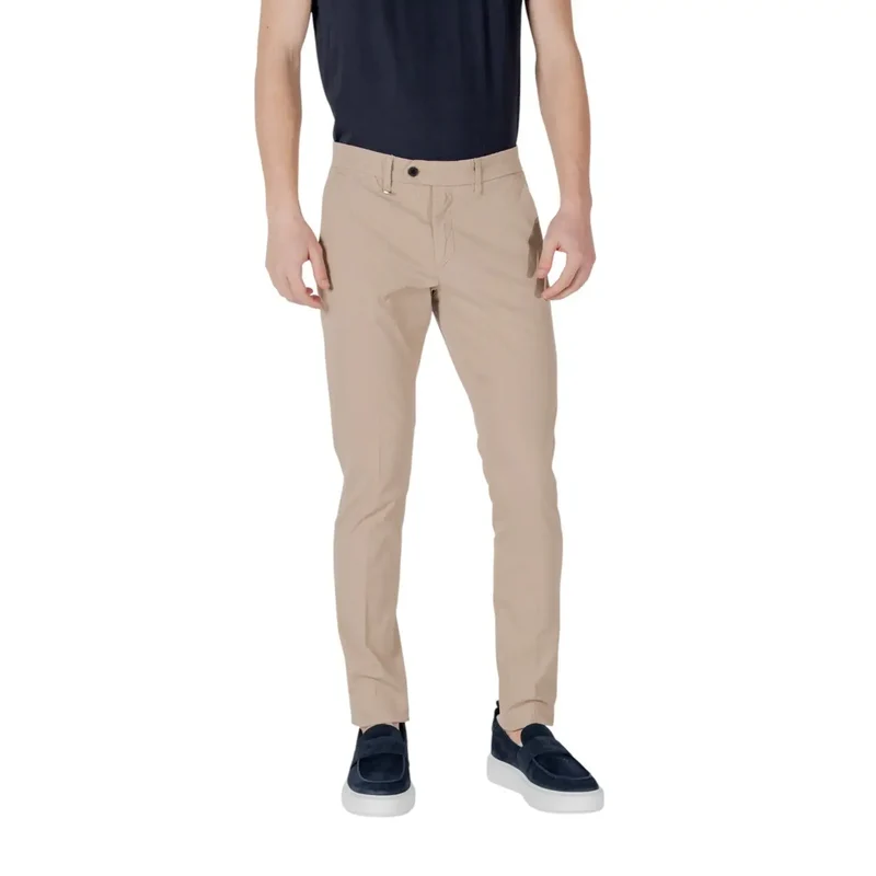 Antony Morato Herren Trousers Beige Baumwolle Slim Fit MMTR00580