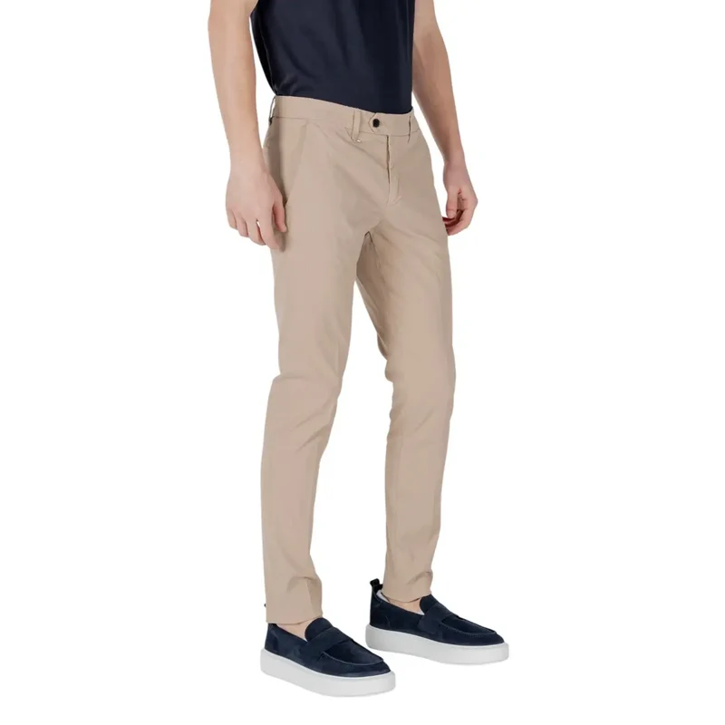 Antony Morato Herren Trousers Beige Baumwolle Slim Fit MMTR00580
