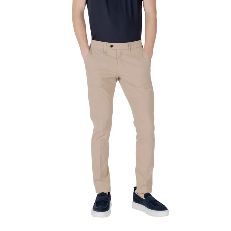 Antony Morato Herren Trousers Beige Baumwolle Slim Fit MMTR00580