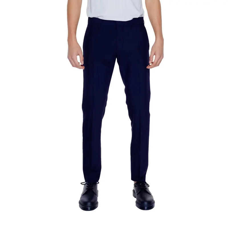 Antony Morato Herren Hosen aus Blau Polyester Viskose
