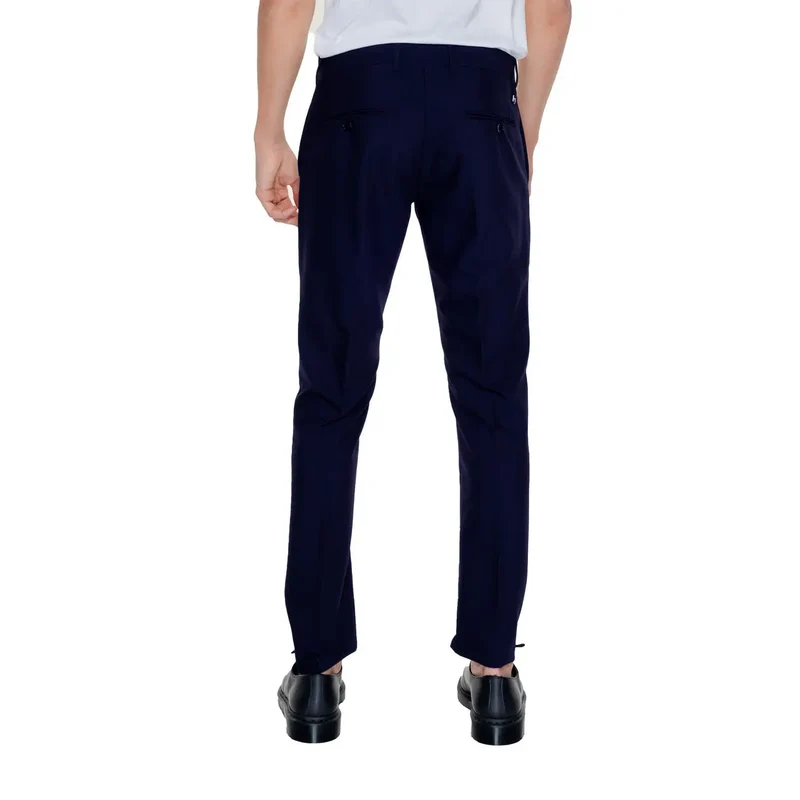 Antony Morato Herren Hosen aus Blau Polyester Viskose
