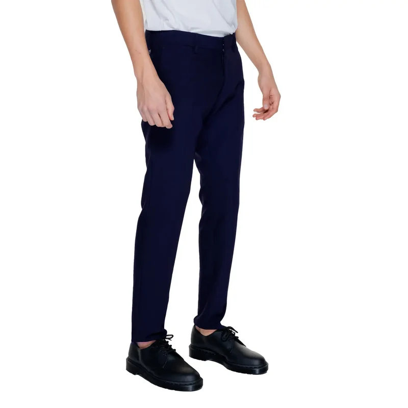 Antony Morato Herren Hosen aus Blau Polyester Viskose