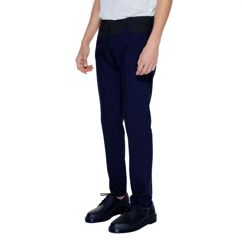 Antony Morato Herren Hosen aus Blau Polyester Viskose