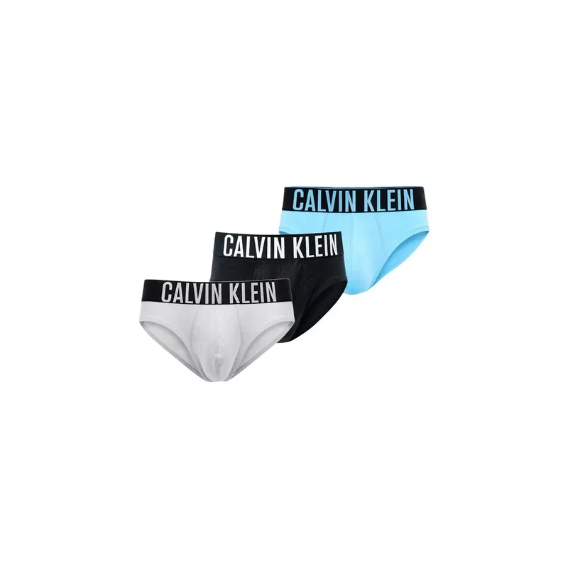 Calvin Klein Herren Hüftslip Schwarz Baumwolle Elastan 3er Pack