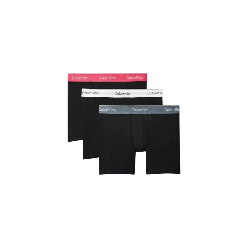 Calvin Klein Herren Boxer Shorts Schwarz Baumwolle Stretch 3er-Pack
