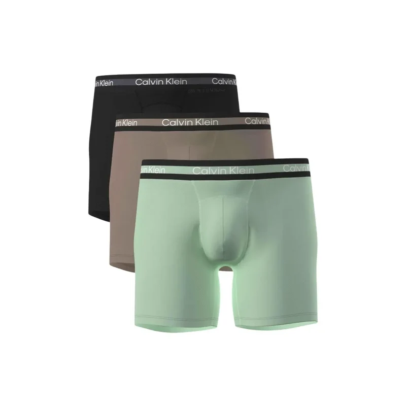 Calvin Klein Herren Boxer Shorts Schwarz Baumwolle Stretch 3er-Pack