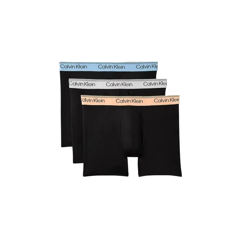 Calvin Klein Herren Boxer Shorts Schwarz Baumwolle Stretch 3er-Pack