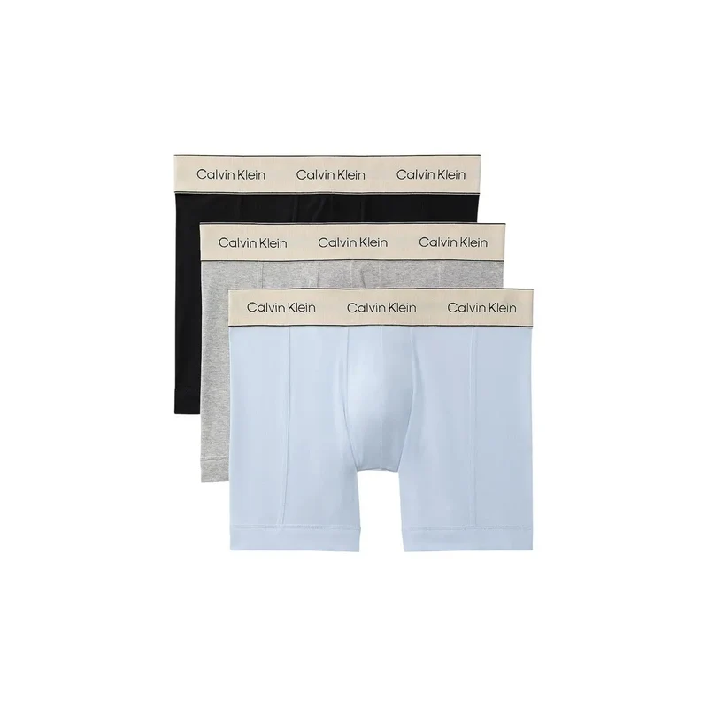 Calvin Klein Herren Boxer Shorts Schwarz Baumwolle Stretch 3er-Pack