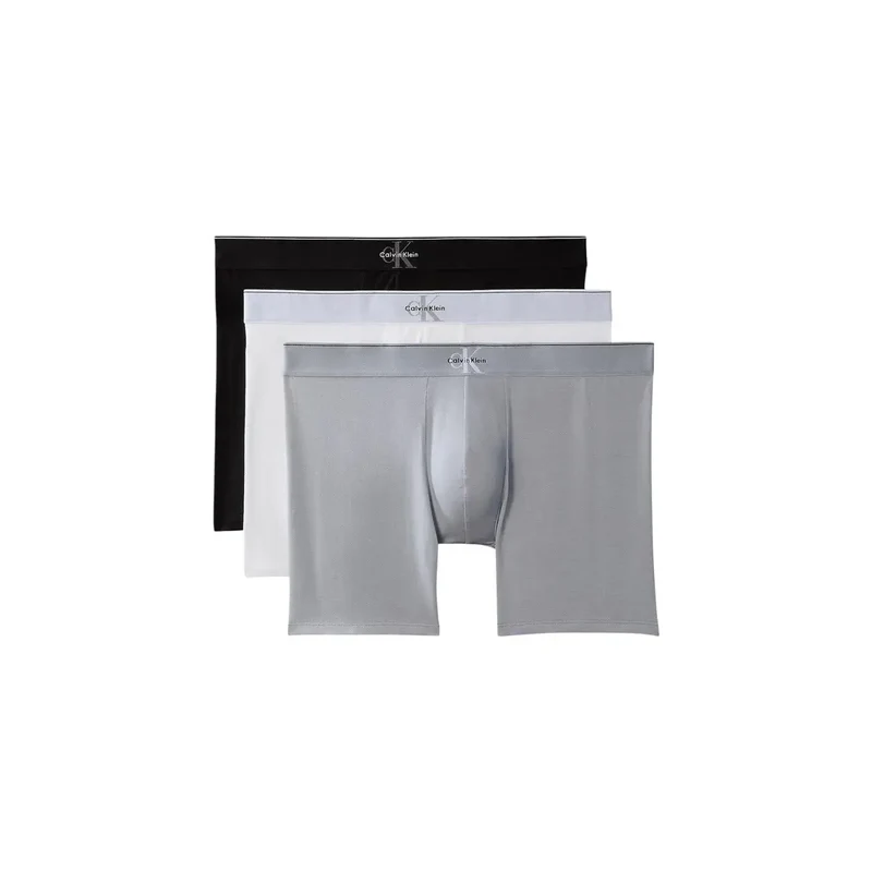 Calvin Klein Herren Boxer Shorts Schwarz Baumwolle Stretch 3er-Pack