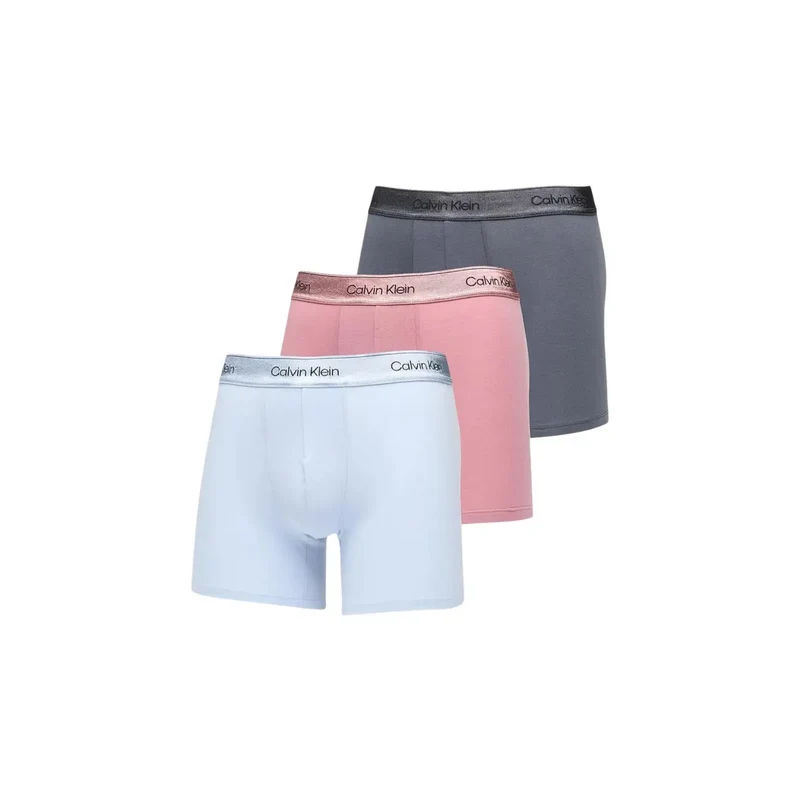 Calvin Klein Herren Boxer Shorts Schwarz Baumwolle Stretch 3er-Pack