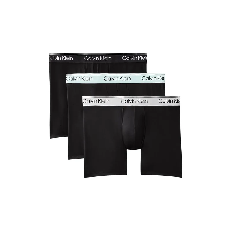 Calvin Klein Herren Boxer Shorts Schwarz Baumwolle Stretch 3er-Pack