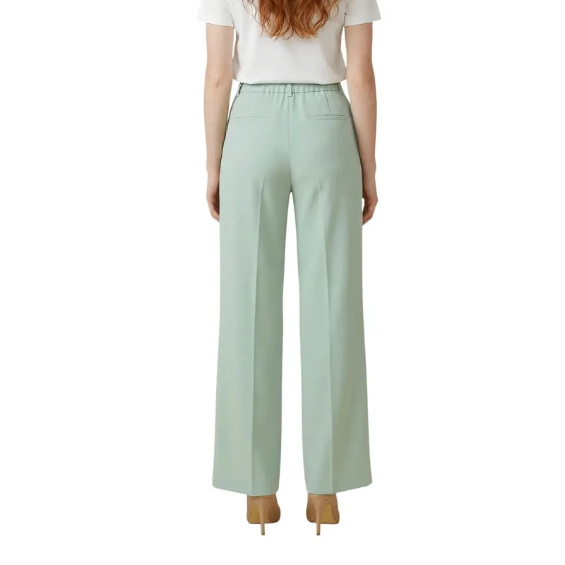 Damen-Jeans Grün aus Polyester mit Stretch, ACPA004655
