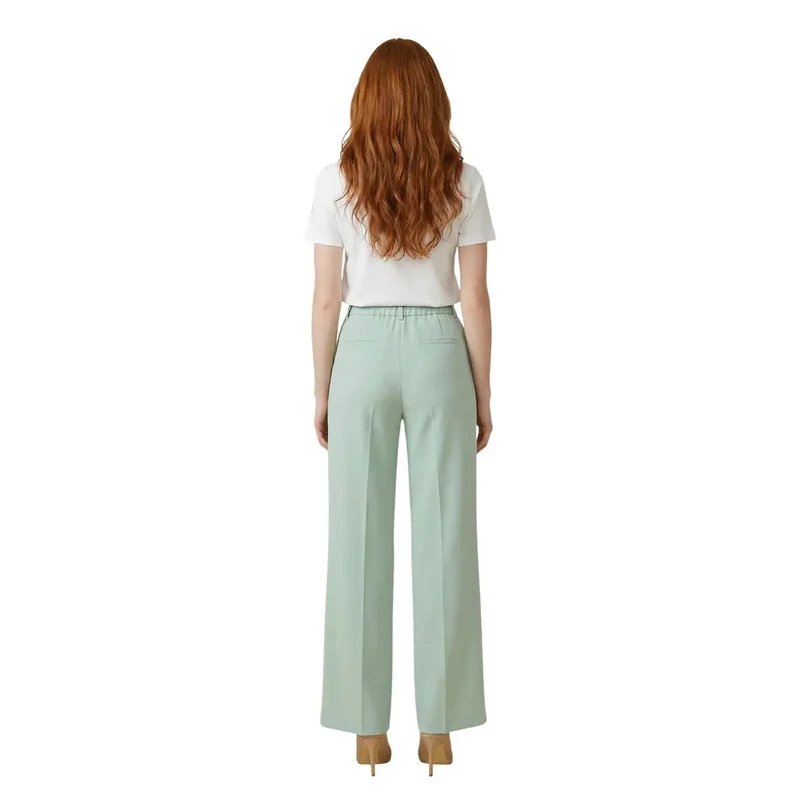 Damen-Jeans Grün aus Polyester mit Stretch, ACPA004655