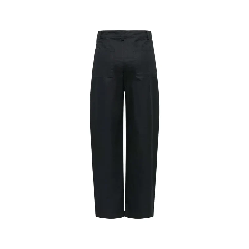 Jacqueline De Yong Damen schwarze Baumwollhose Größe 15367918
