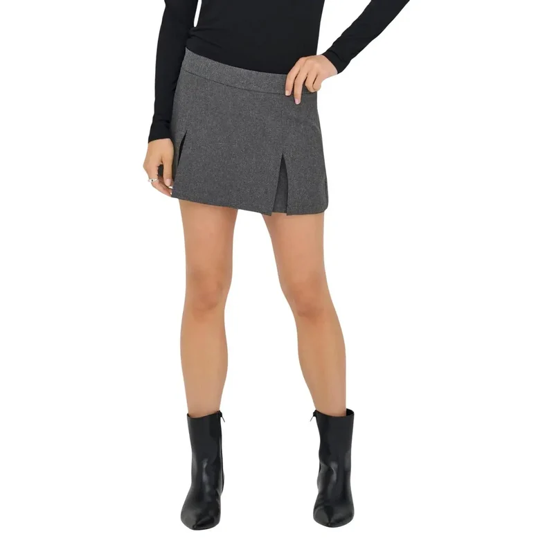 Jacqueline De Yong Damen Grau Hose aus Polyester mit Elasthan