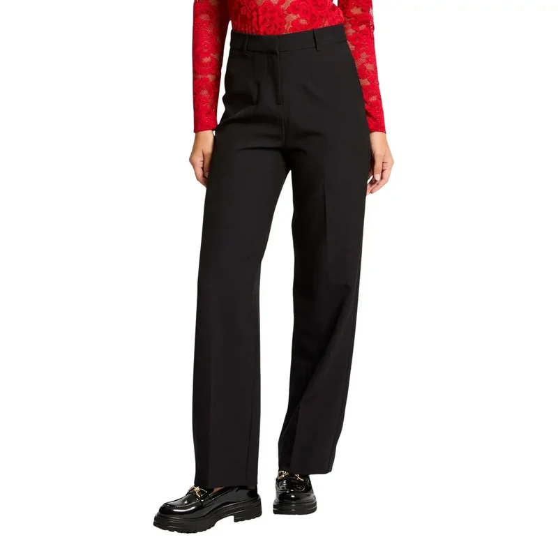 Morgan De Toi Damenhosen Schwarz aus Polyester mit Elasthan Poya