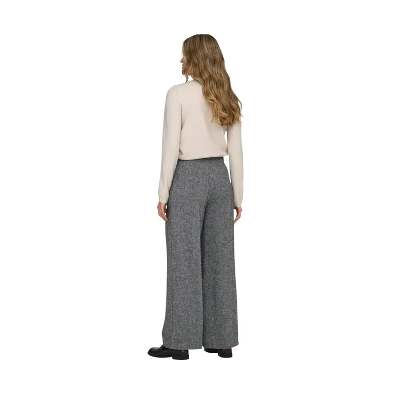 Only Damenhosen Grau Polyester Herbst Winter 15360269