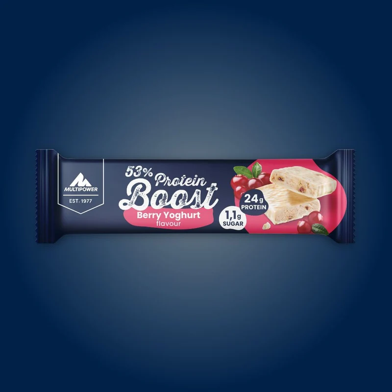 Karton Boost Proteinriegel Beere-Joghurt (20x45g) - High Protein