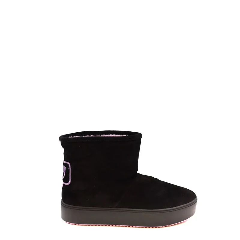 Chiara Ferragni Damen Wildleder Knöchel Boots Schwarz