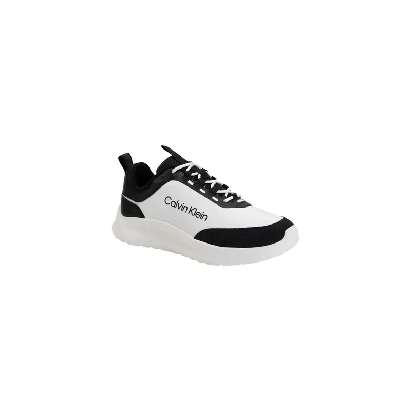 Calvin Klein Herren-Sneaker aus schwarzem Polyester mit Schnürverschluss