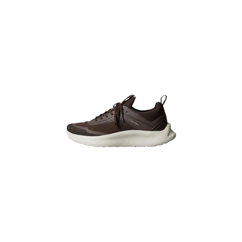 Calvin Klein Herren braune Schnürschuhe aus Spitze aus Polyester 100