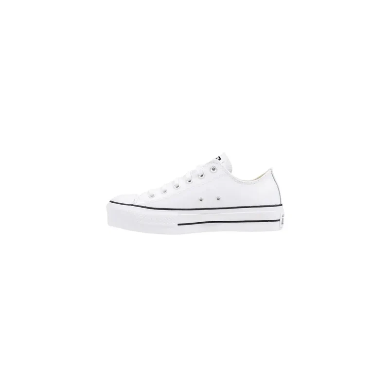 Converse Damen-Plateau-Sofa aus Leder Sneakers Weiß