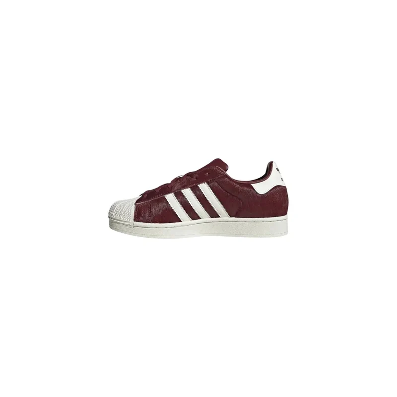 Adidas Originals Damen Leder-Slipper Sneakers Bordeaux
